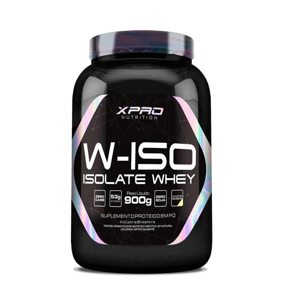 WHEY PROTEIN ISOLADO W-ISO 900G - XPRO NUTRITION Baunilha