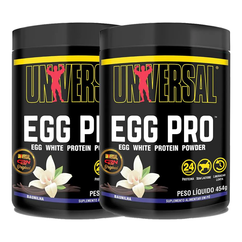 KIT 2X EGG PRO 454G - UNIVERSAL Baunilha