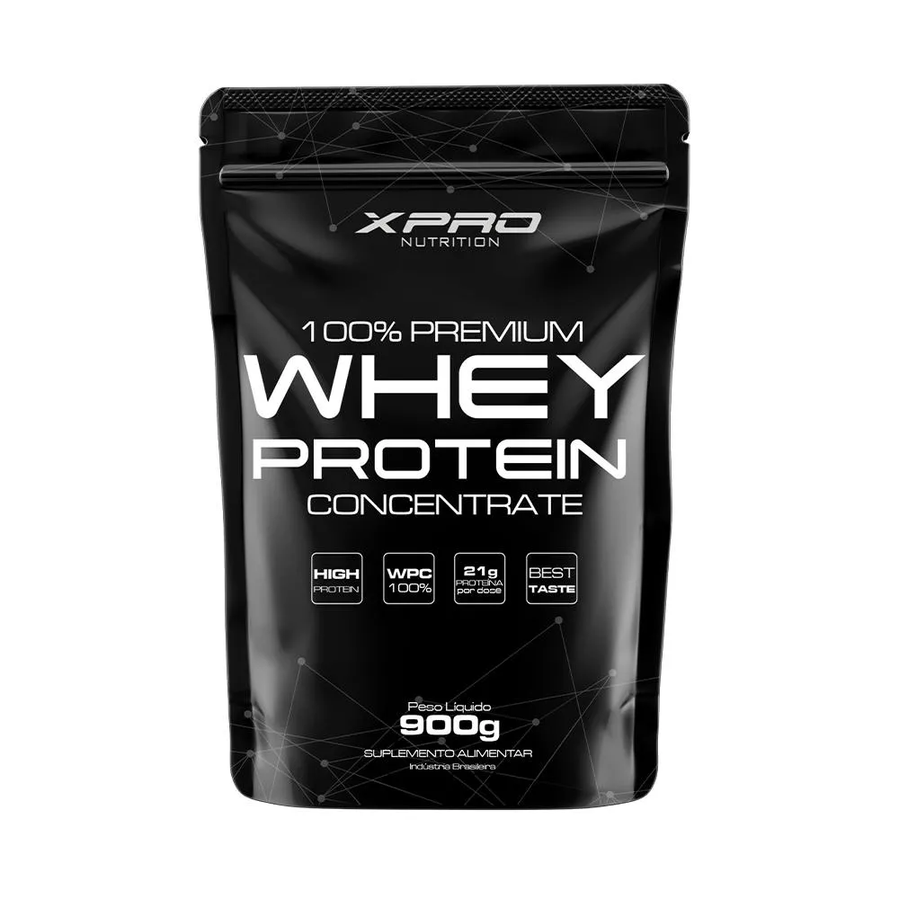 WHEY PROTEIN 100% CONCENTRADO 900G - XPRO NUTRITION Banana Caramelada
