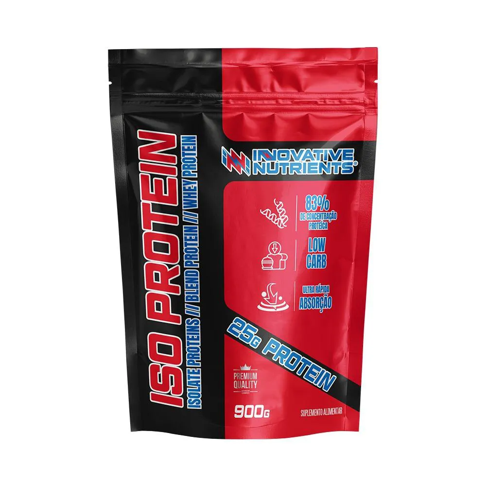 ISO PROTEIN 900G REFIL BAUNILHA INNOVATIVE NUTRIENTS