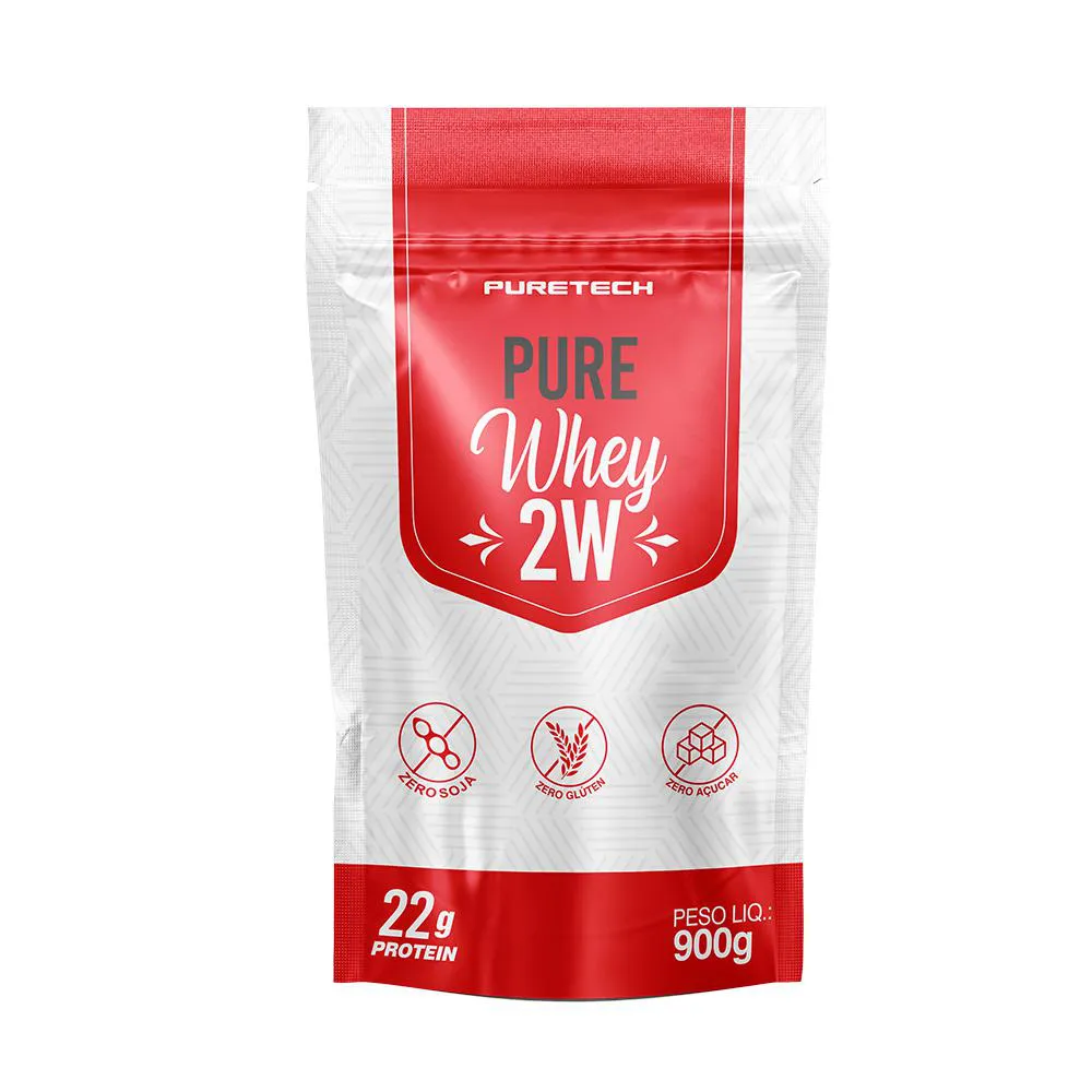 WHEY PROTEIN 2W 900G REFIL - PURETECH Chocolate