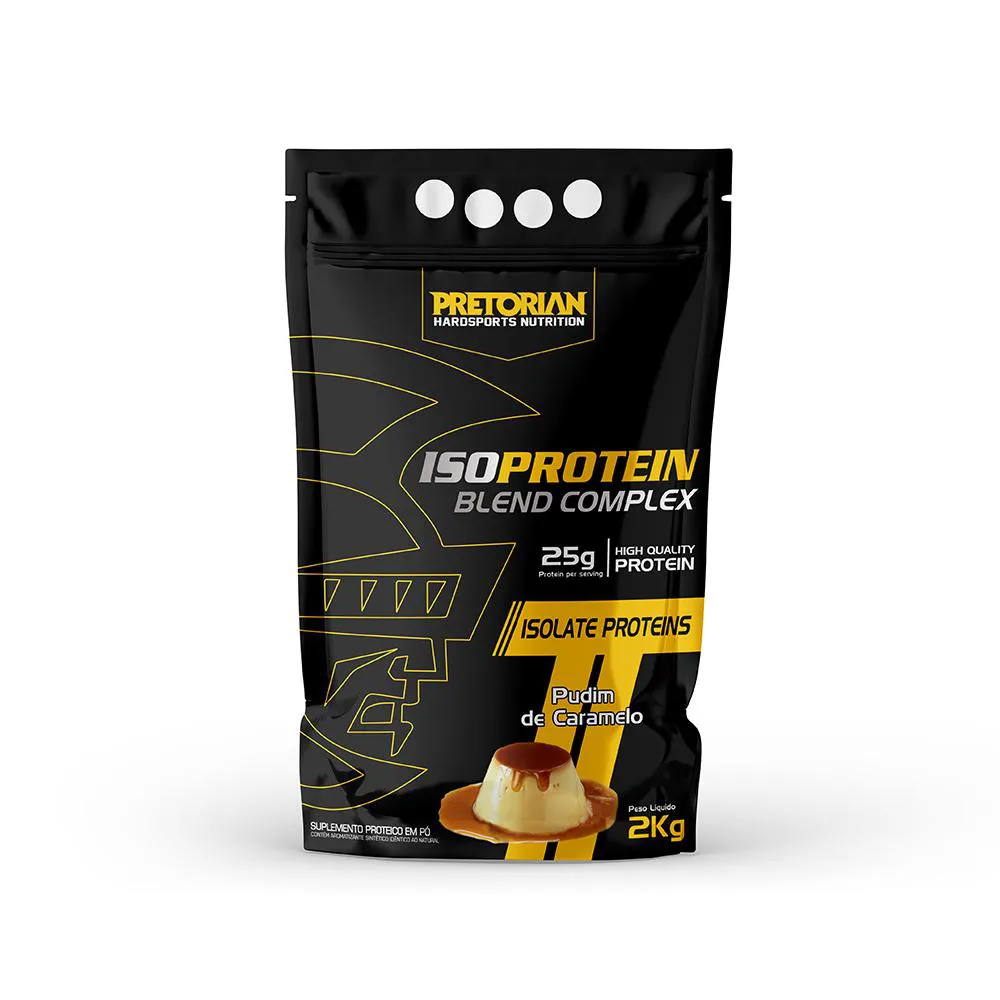 WHEY PROTEIN ISO PROTEIN BLEND COMPLEX 2KG - PRETORIAN Pudim DE Caramelo