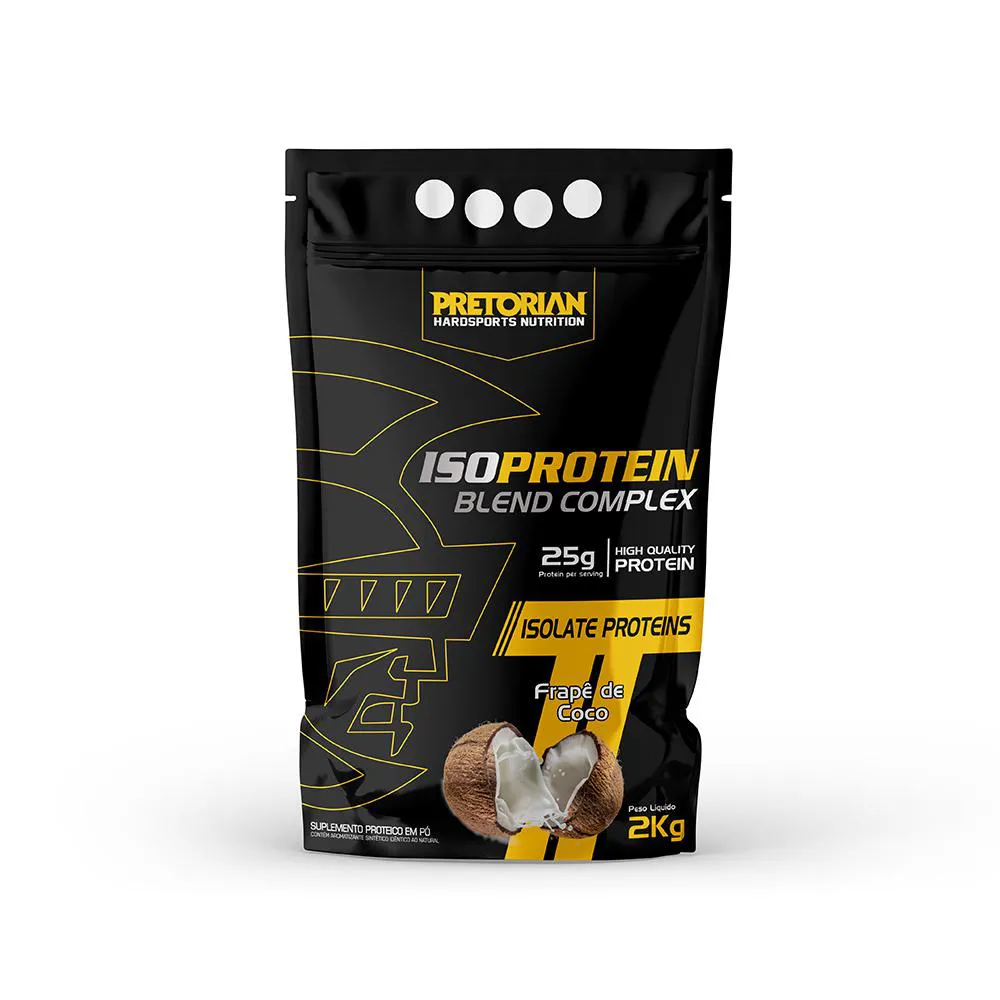 WHEY PROTEIN ISO PROTEIN BLEND COMPLEX 2KG - PRETORIAN Frapê DE Coco