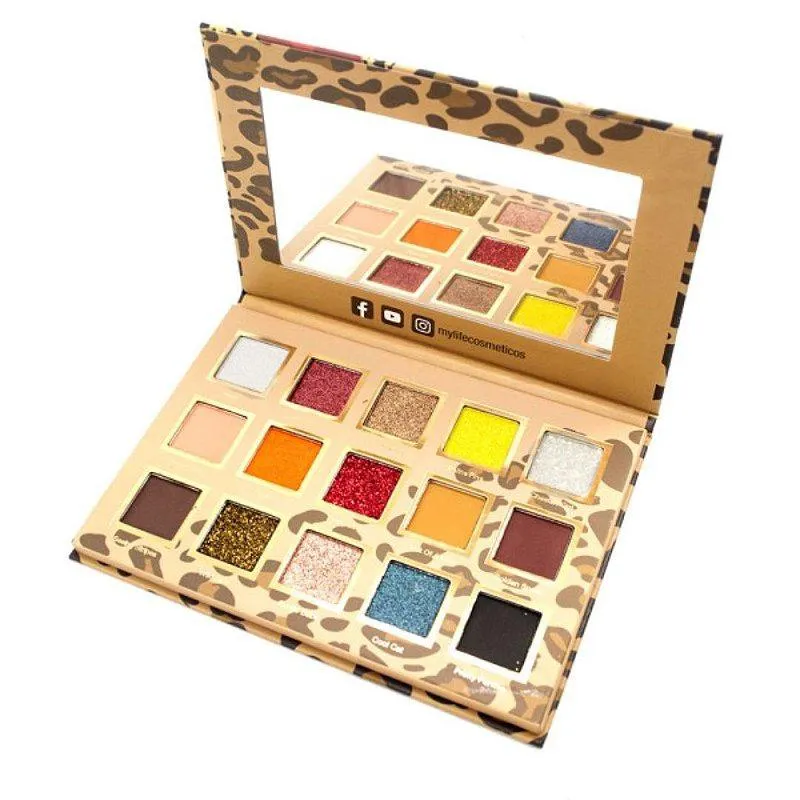 PALETA DE SOMBRAS 15 CORES BORN TO BE WILD MYLIFE MY8314