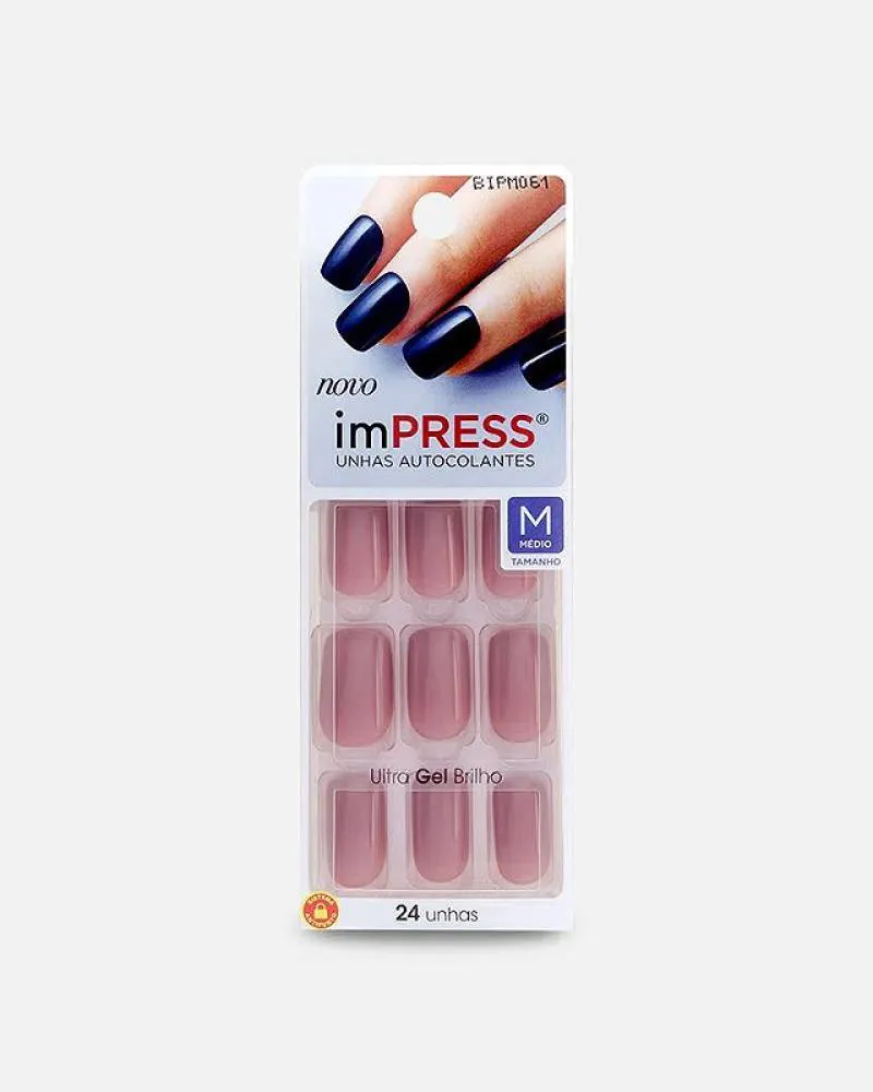 UNHA POSTIçA AUTOCOLANTE IMPRESS MéDIA FRESH START - KISS NEW YORK