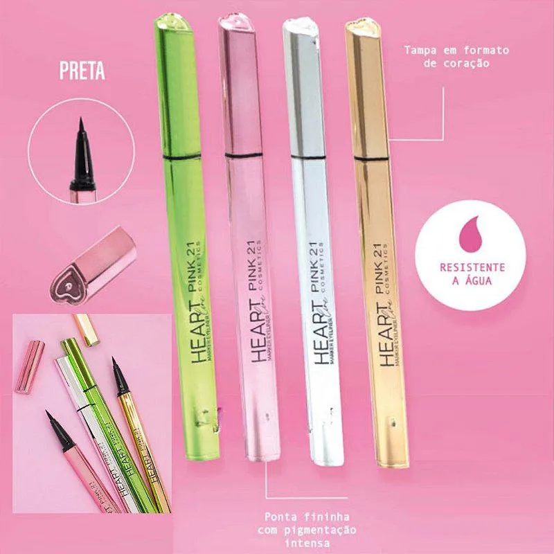 CANETA DELINEADORA PROVA D´ÁGUA PINK 21