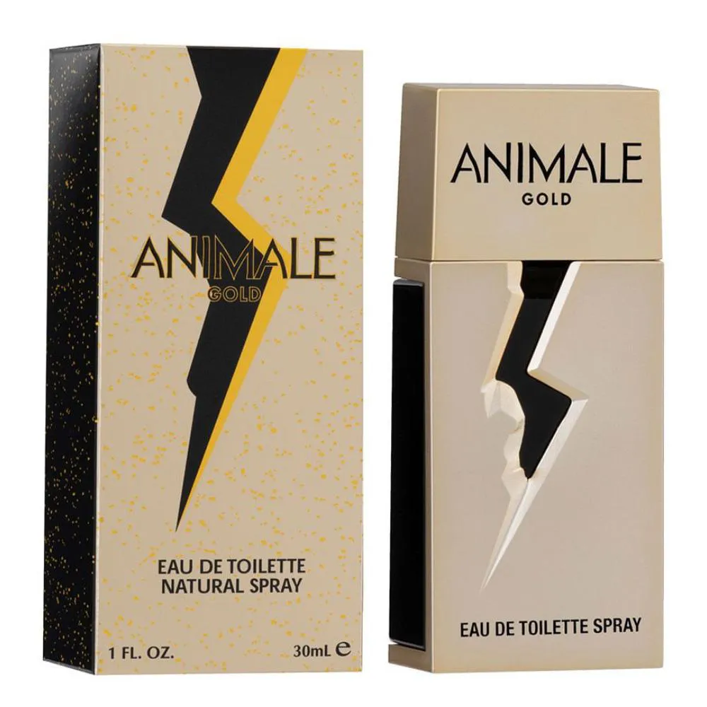 PERFUME ANIMALE GOLD EAU DE TOILLETE MASCULINO 30ML