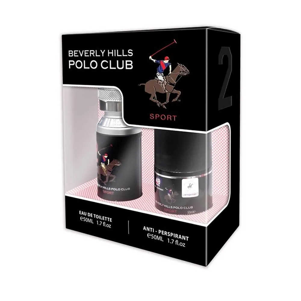 Kit Polo Club Sport Nº2 Beverly Hills Masculino Eau de Toilette 50ml+ Desodorante Roll-On 50ml