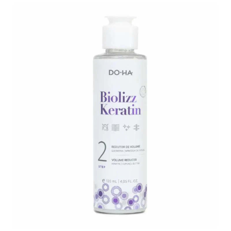 DO.HA - BIOLIZZ KERATIN - PASSO 2 REDUTOR DE VOLUME 120 ML