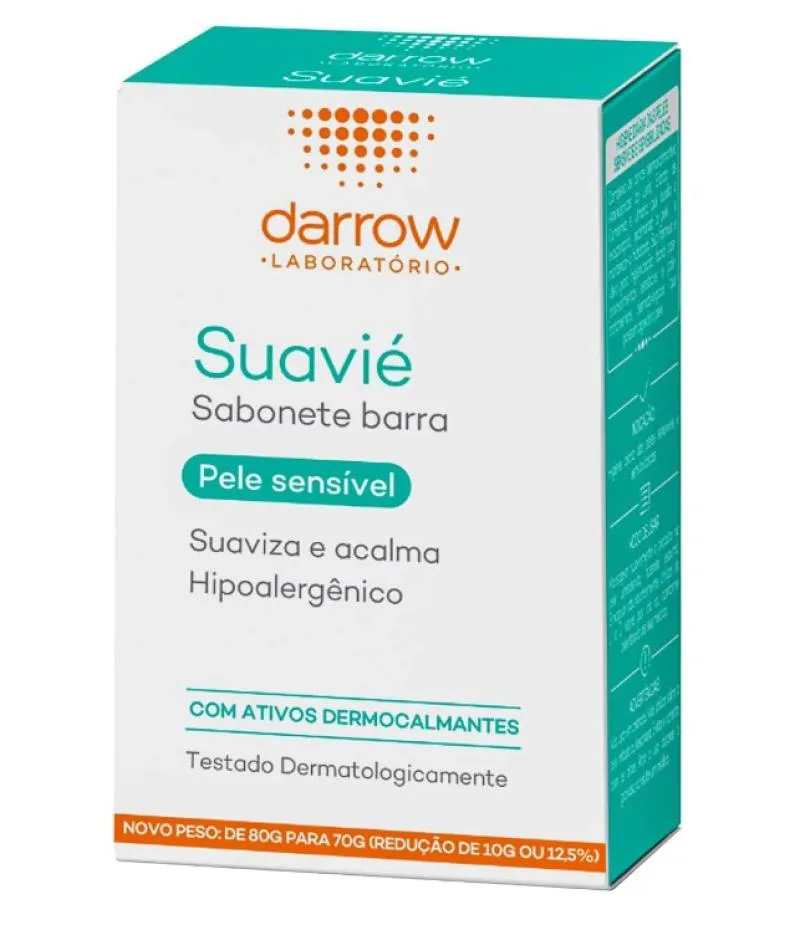SUAVIé SABONETE DERMATOLóGICO BARRA 70G