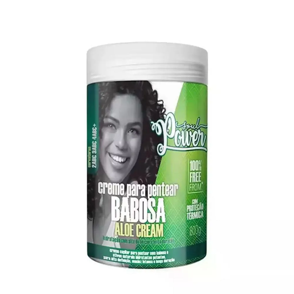 CREME DE PENTEAR BABOSA ALOE SOUL POWER 800ML