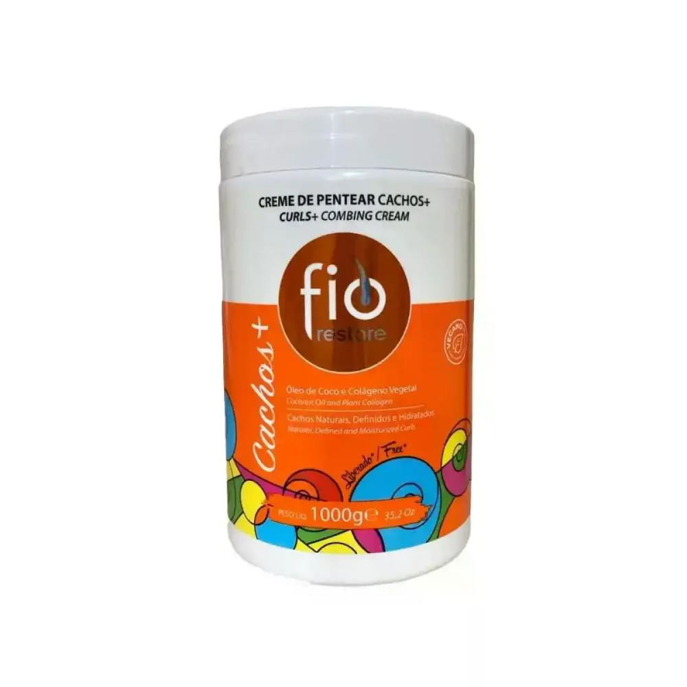 CREME PARA PENTEAR MAIS  CACHOS FIO RESTORE 1KG