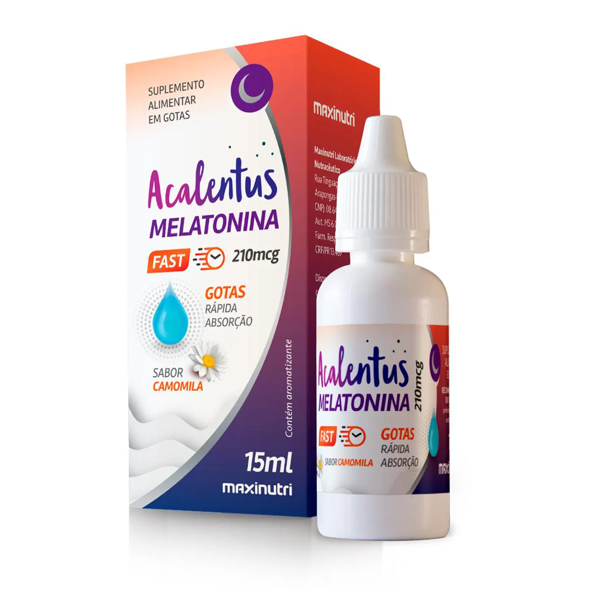 ACALENTUS FAST MELATONINA MAXINUTRI 15ML CAMOMILA