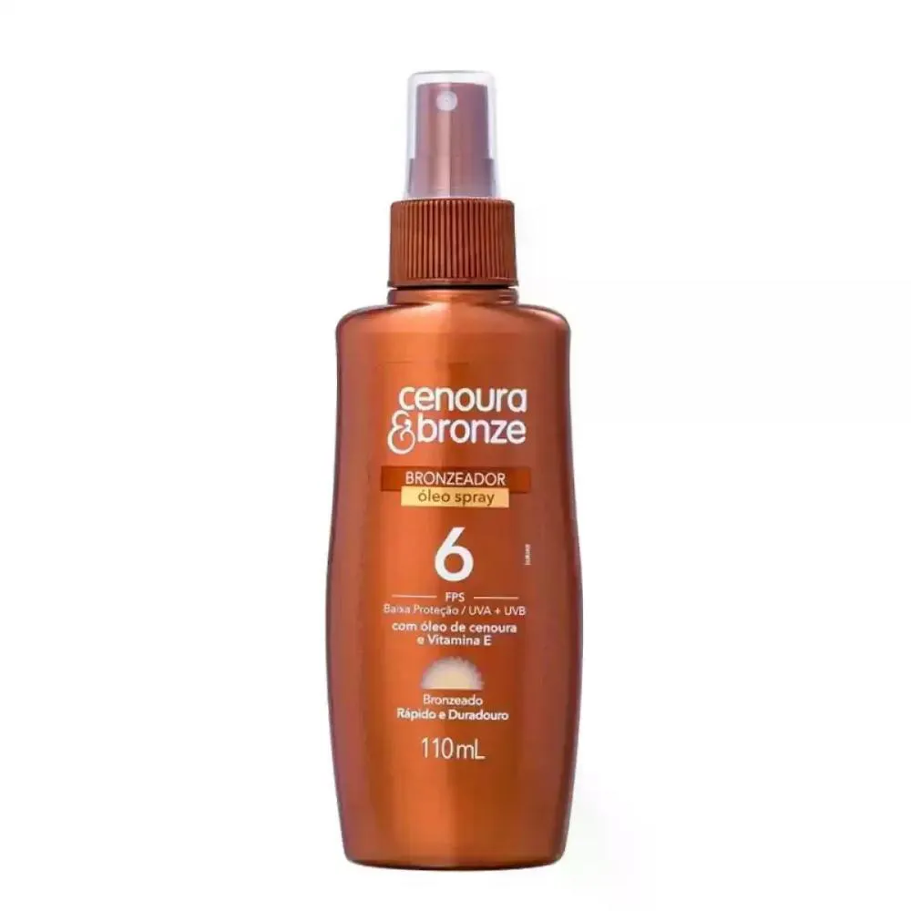 BRONZEADOR ÓLEO SPRAY FPS 6 CENOURA & BRONZE 110ML