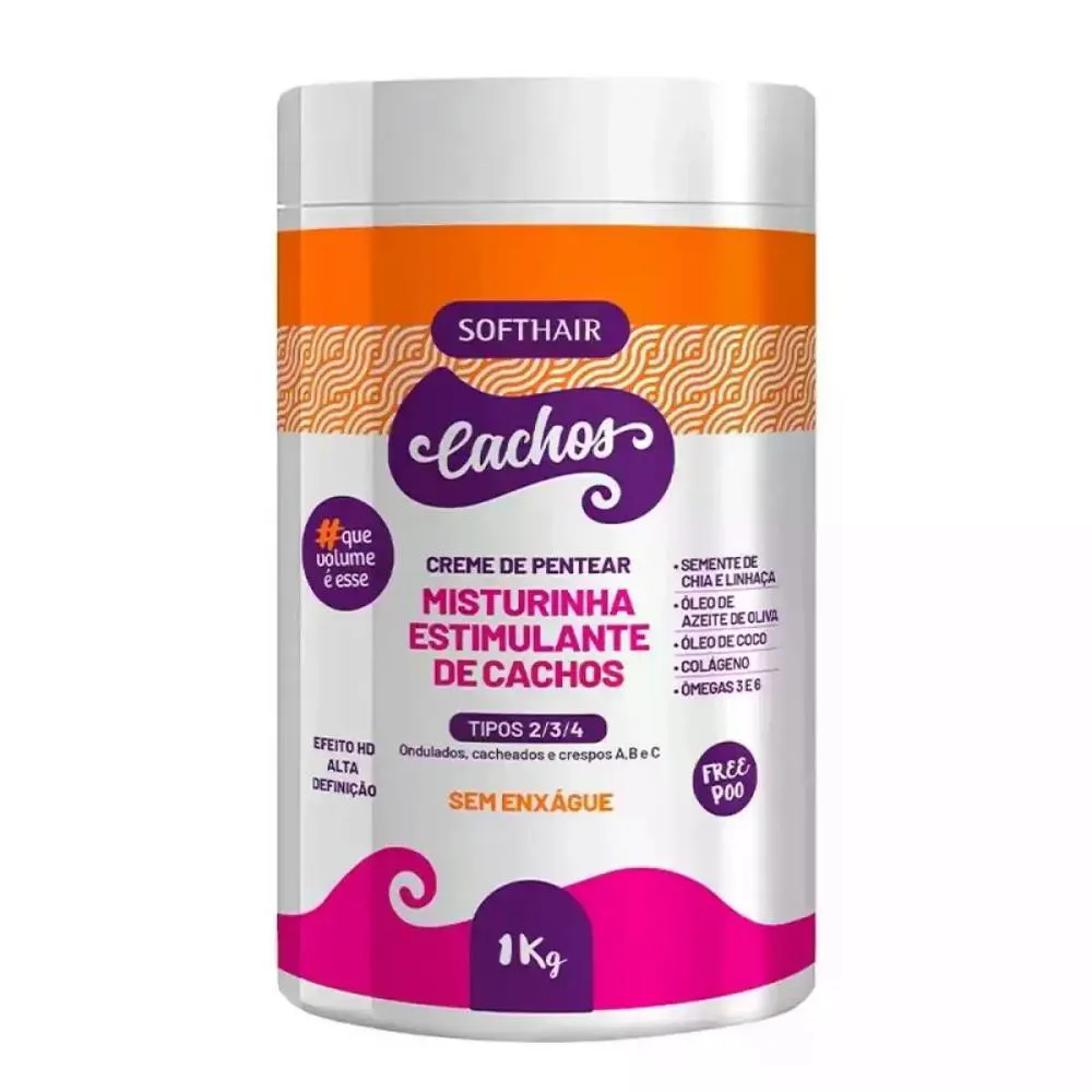 CREME ESTIMULANTE DE CACHOS MISTURINHA SOFT HAIR 1KG
