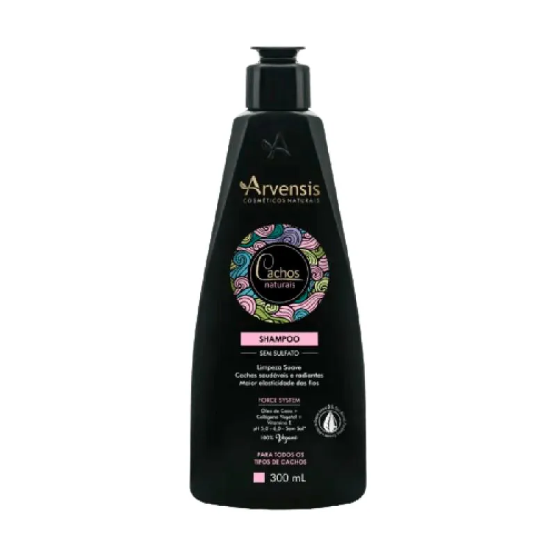 ARVENSIS SHAMPOO CACHOS NATURAIS 300ML (7898562213609)
