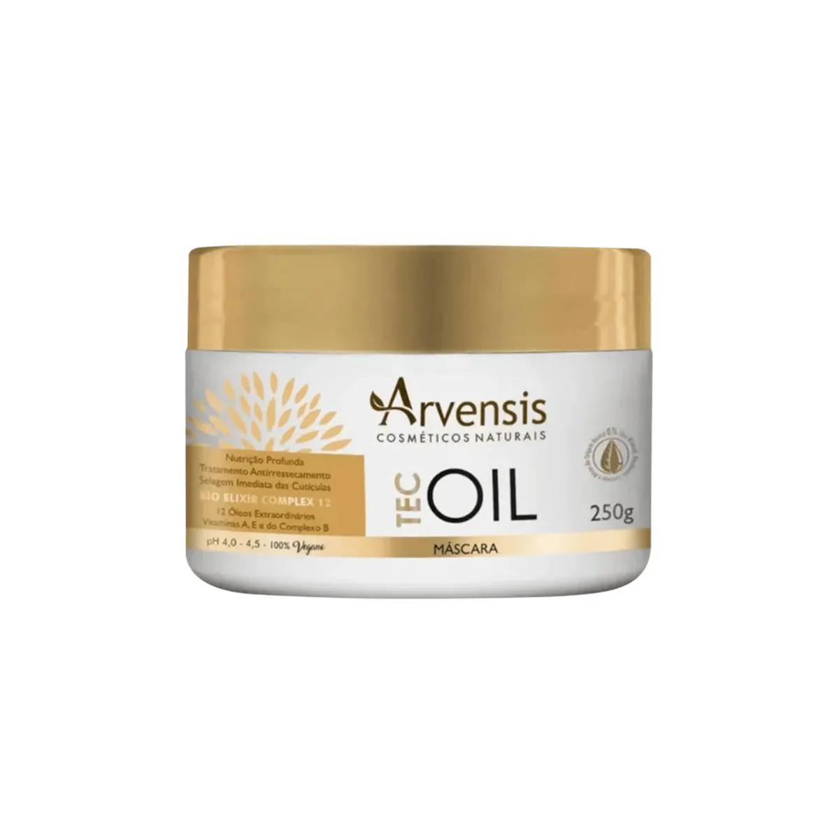 ARVENSIS TEC OIL MáSCARA CAPILAR 250G (7898562211322)