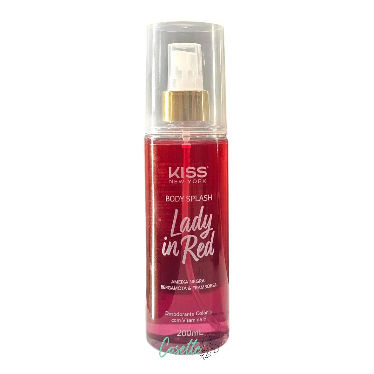 KISS NEW YORK LADY IN RED - BODY SPLASH 200ML