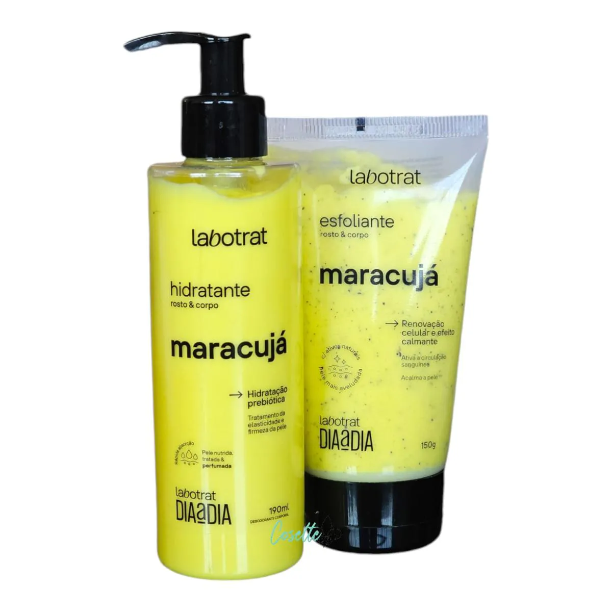 KIT LABOTRAT DIA A DIA MARACUJá - HIDRATANTE 190ML E ESFOLIANTE 150G