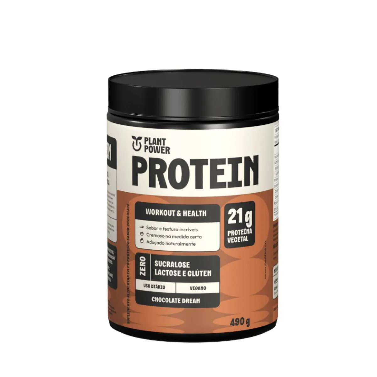 PROTEíNA VEGANA CHOCOLATE PLANT POWER 490G
