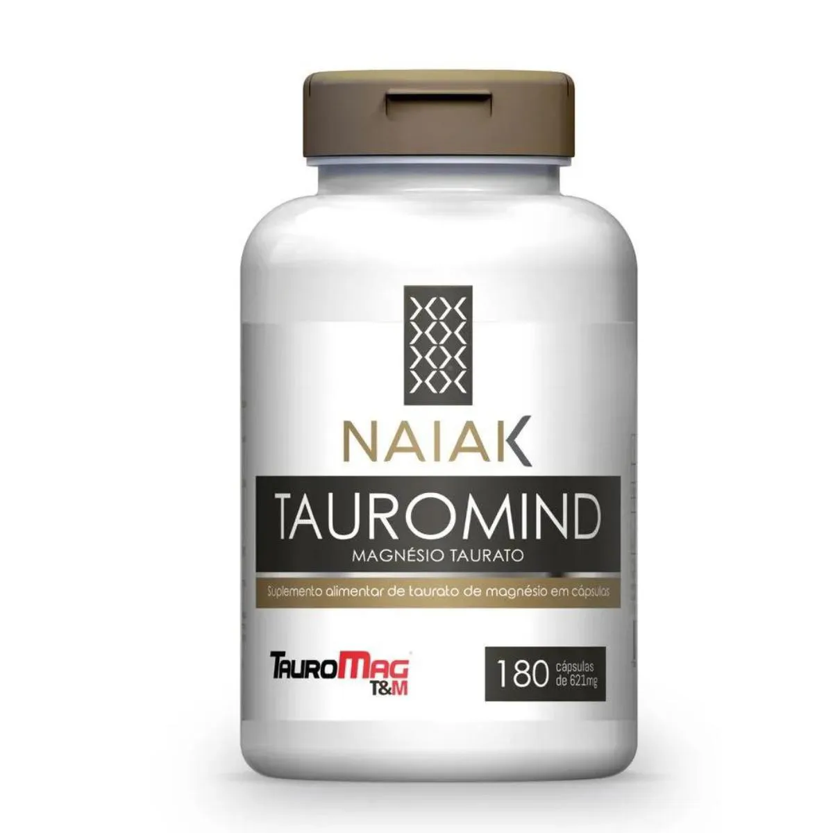 TAUROMIND TAURINA + MAGNéSIO NAIAK 180 CáPSULAS SEM Sabor