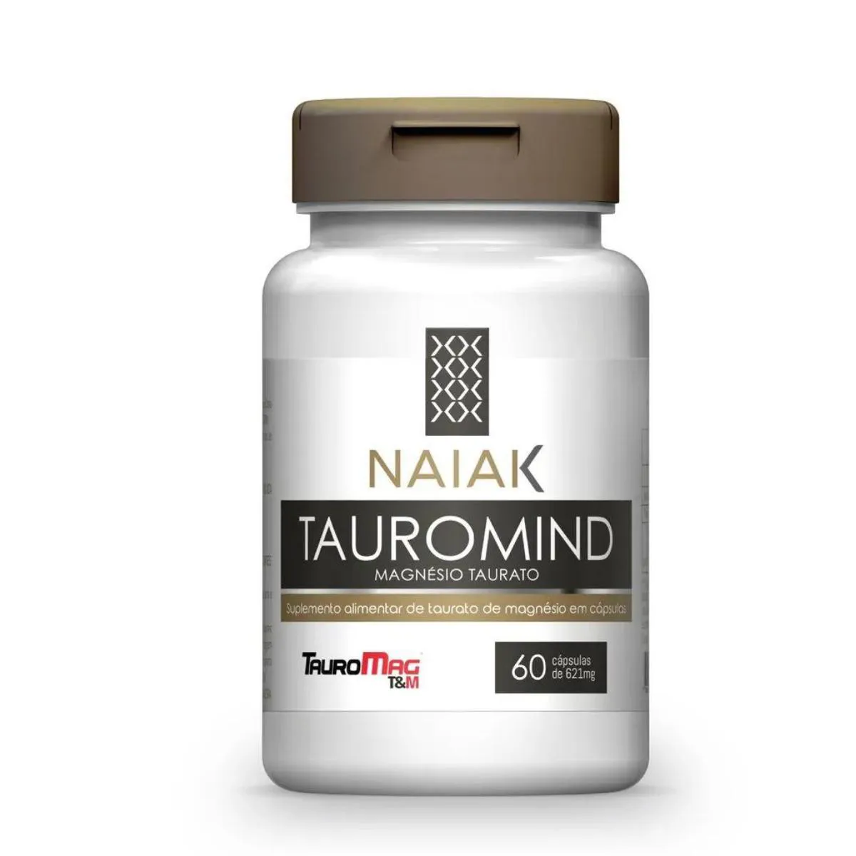 TAUROMIND TAURINA + MAGNéSIO NAIAK 60 CáPSULAS SEM Sabor