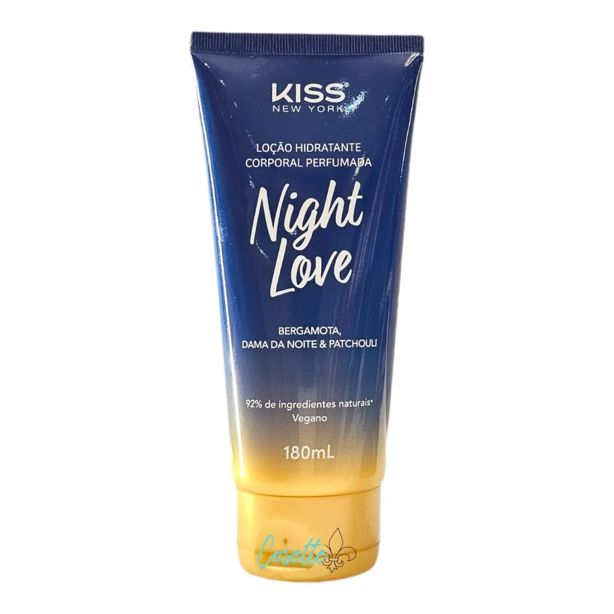 KISS NEW YORK LOçãO HIDRATANTE CORPORAL NIGHT LOVE 180ML