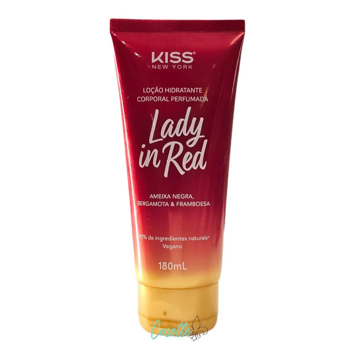 KISS NEW YORK LADY IN RED LOçãO HIDRATANTE CORPORAL 180ML