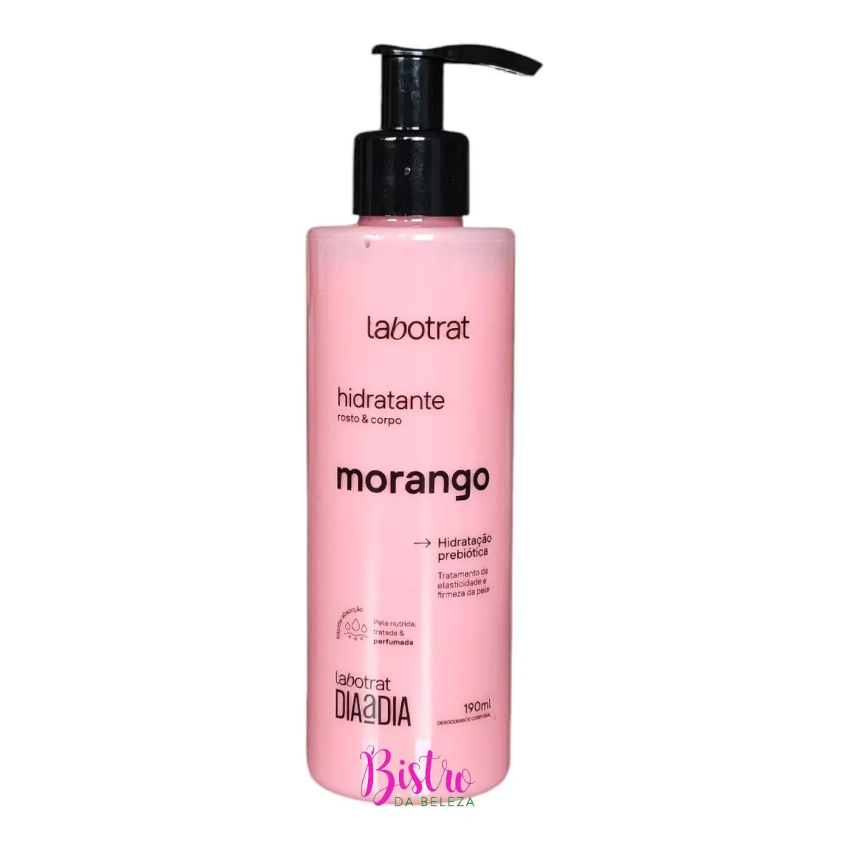 HIDRATANTE MORANGO DIA A DIA CORPO E ROSTO 190ML LABOTRAT