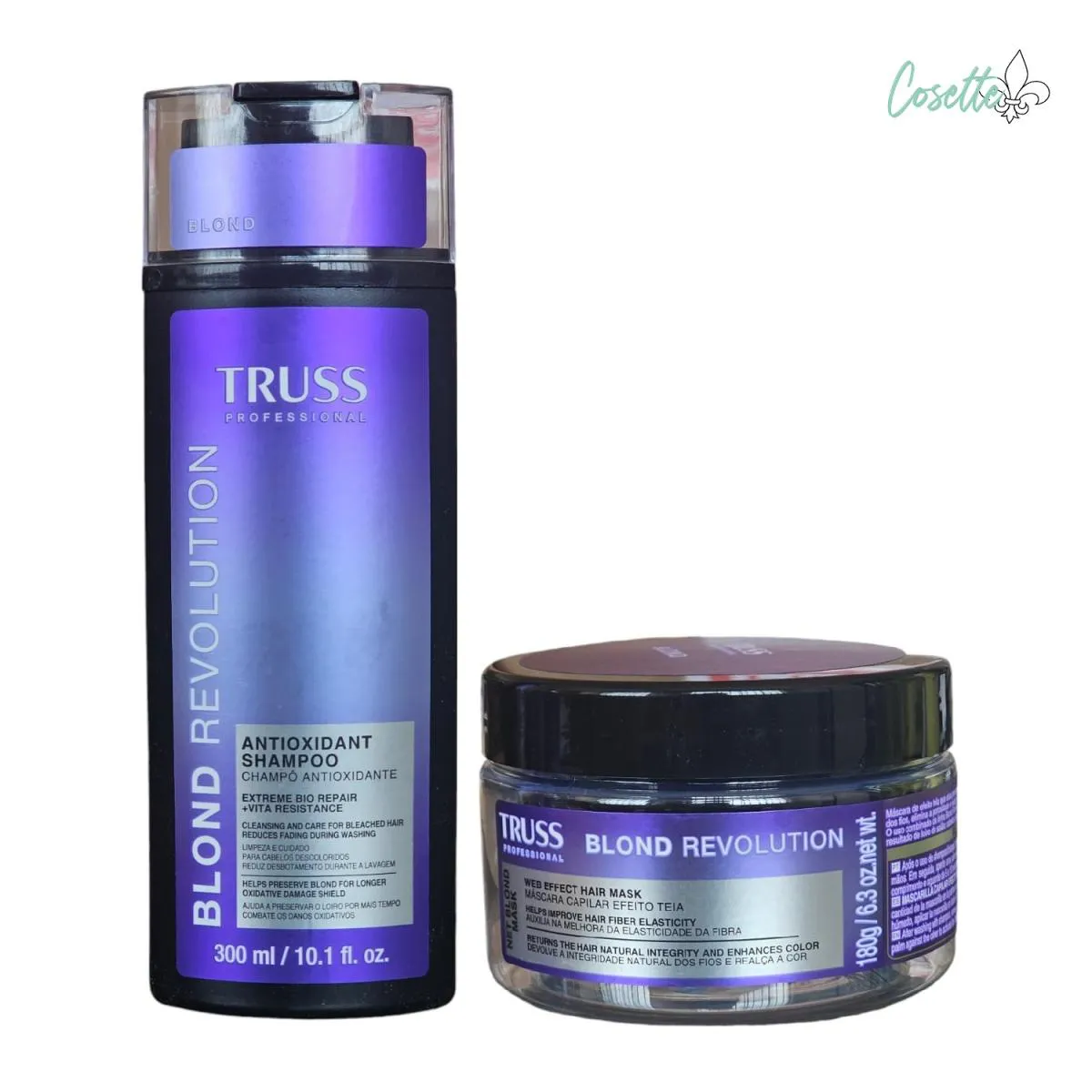 KIT TRUSS BLOND REVOLUTION SHAMPOO 300ML + MáSCARA 180G