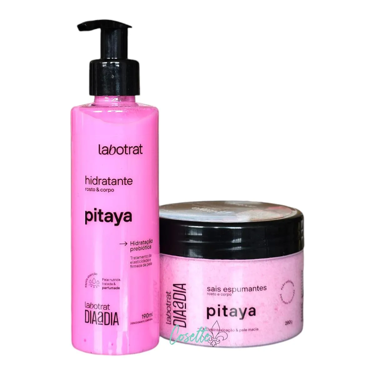 KIT LABOTRAT DIA A DIA PITAYA - HIDRATANTE 190ML + SAIS ESPUMANTES 280G