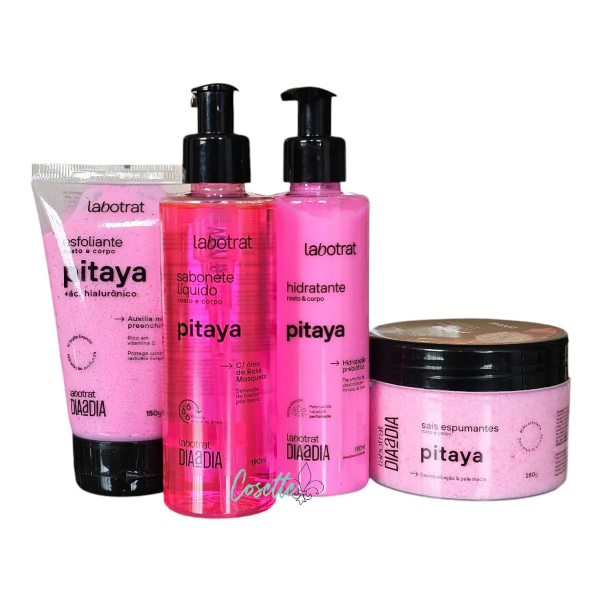 KIT LABOTRAT DIA A DIA PITAYA - CORPO E BANHO (4 PRODUTOS)