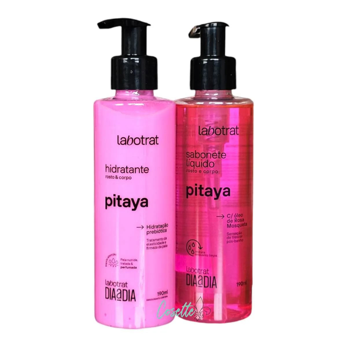 KIT LABOTRAT DIA A DIA PITAYA - HIDRATANTE ROSTO E CORPO 190ML + SABONETE LIQUIDO ROSTO E CORPO 190ML