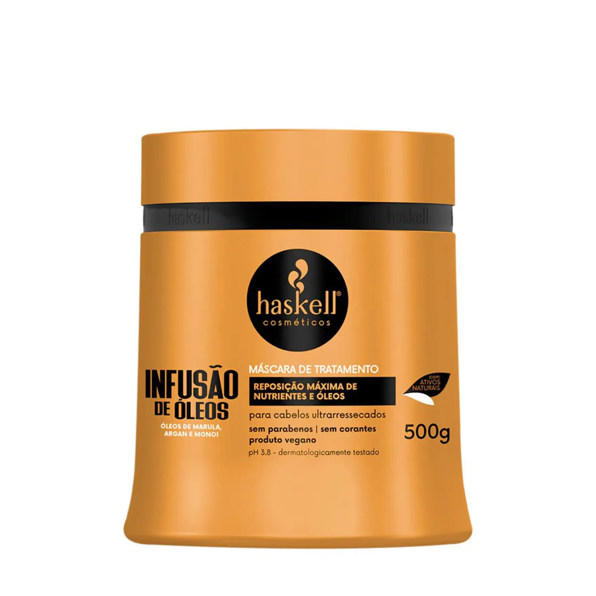 HASKELL INFUSãO DE ÓLEOS - MáSCARA CAPILAR 500G