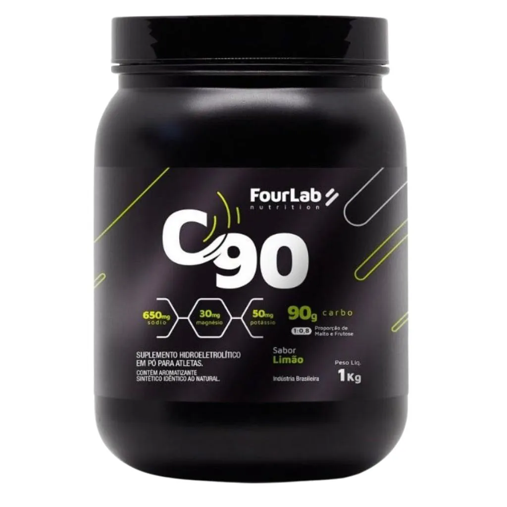 C90 CARBOIDRATO EM Pó FOURLAB CICLISMO POTE 1 KG REPOSITOR