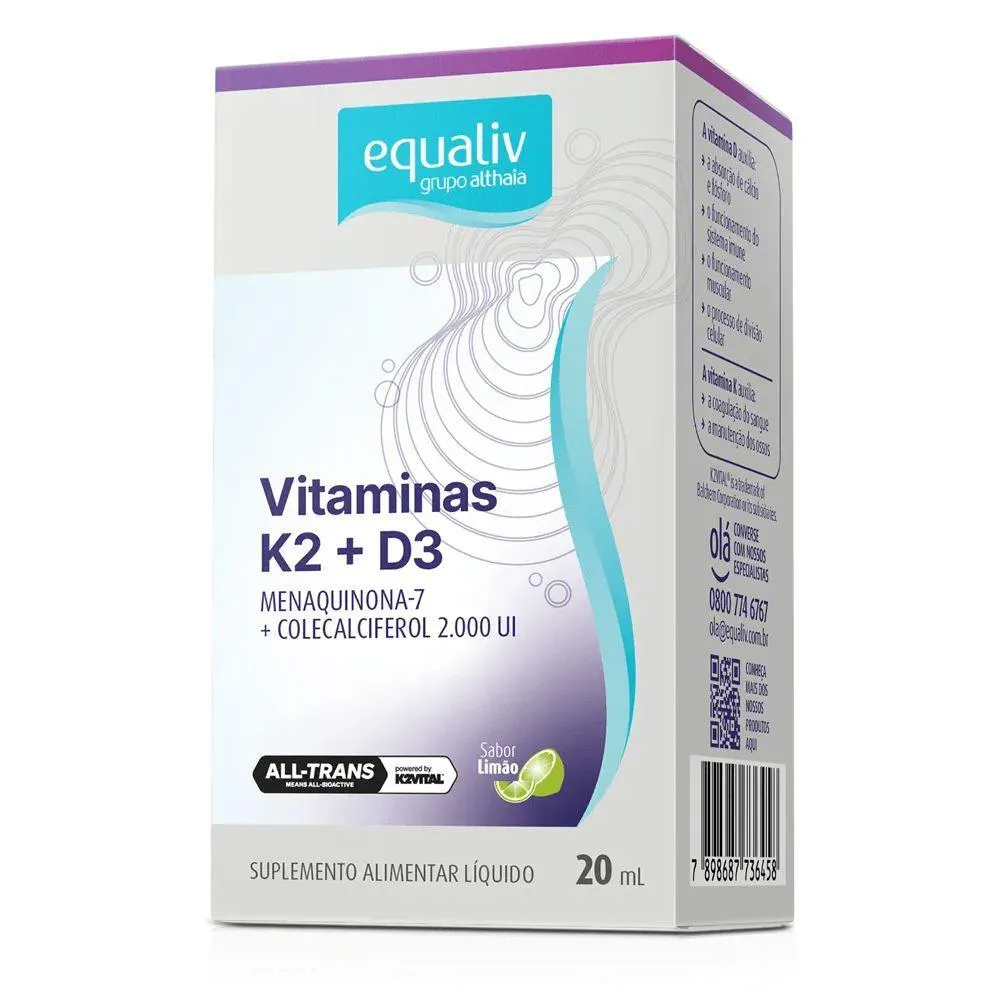 EQUALIV VITAMINA K2 + D3 20ML