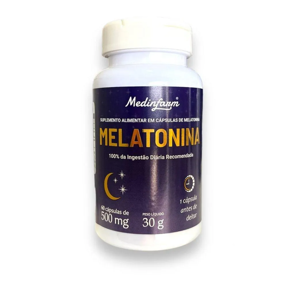 MELATONINA 500MG (60 CAPS) - PADRãO: ÚNICO