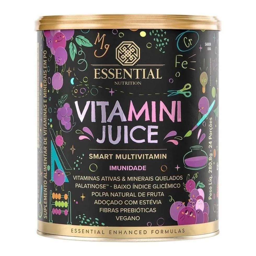 VITAMINI JUICE LATA (280,8G/24DS) - SABOR: UVA