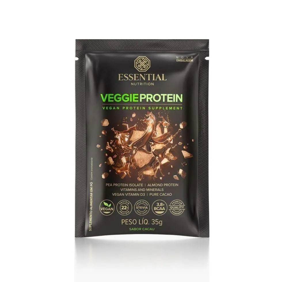VEGGIE PROTEIN SACHê (30G) - SABOR: CACAU (35G)