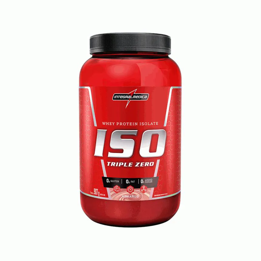 ISO TRIPLE ZERO (907G) - SABOR: MORANGO