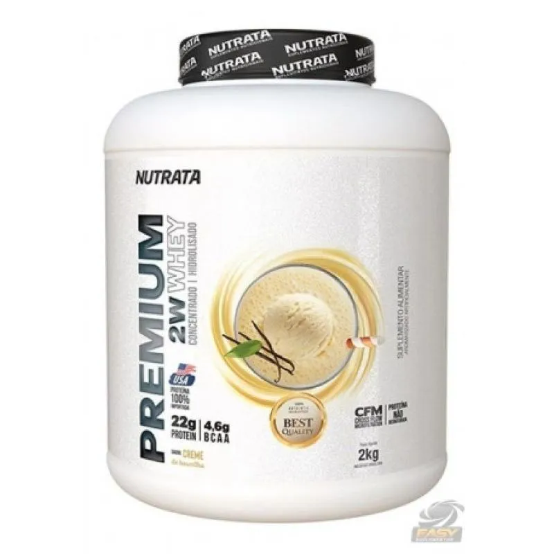 PREMIUM WHEY (2KG) - SABOR: CREME DE BAUNILHA