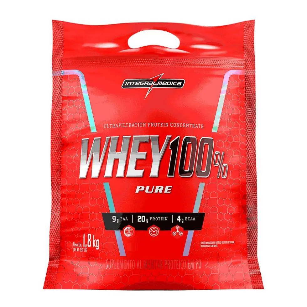 WHEY 100% PURE REFIL (1,8KG) - SABOR: COOKIES AND CREAM