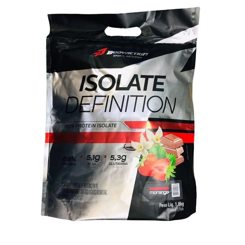 ISOLATE DEFINITION REFIL (1,8KG) - SABOR: MORANGO