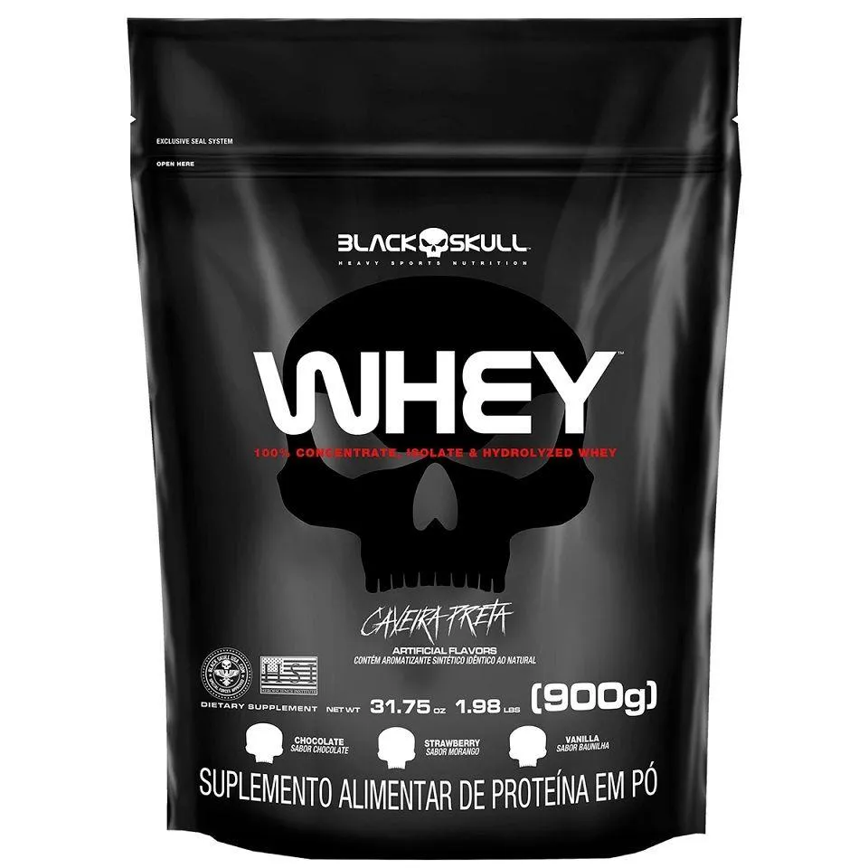WHEY PROTEIN REFIL (900G) - SABOR: CHOCOLATE