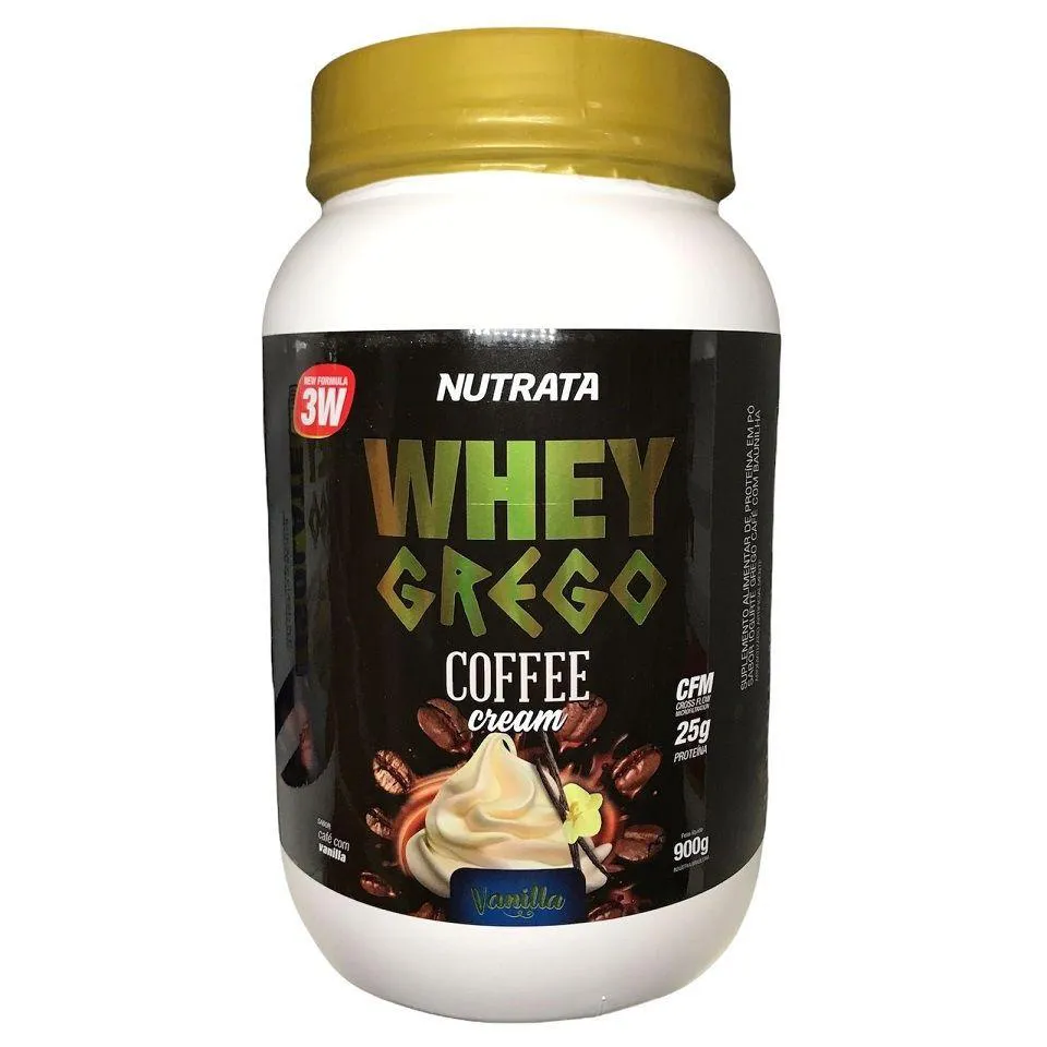 WHEY GREGO (900G) - SABOR: COFFEE CREAM BAUNILHA