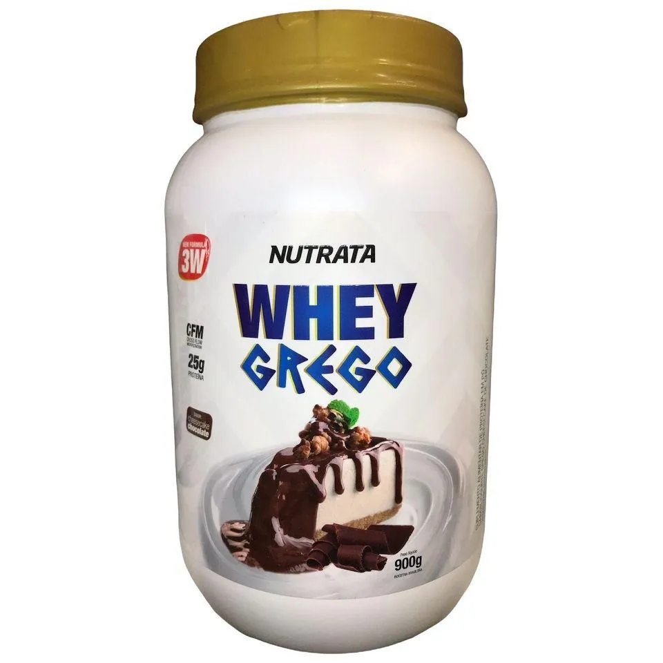WHEY GREGO (900G) - SABOR: CHEESECAKE DE CHOCOLATE