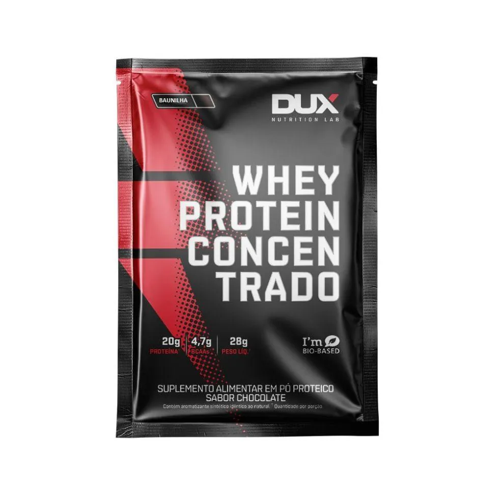 WHEY PROTEIN CONCENTRADO (SACHê 30G) - SABOR: BAUNILHA