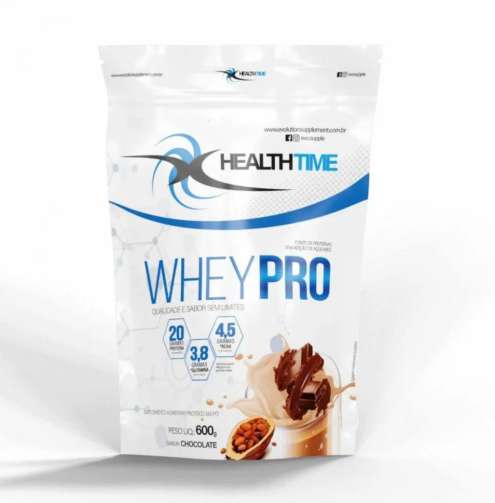 WHEY PRO REFIL (600G) - SABOR: CHOCOLATE