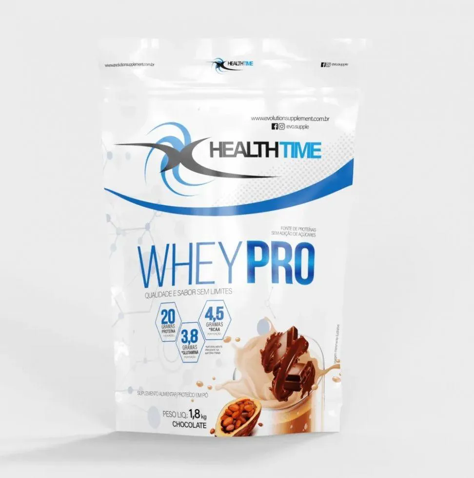 WHEY PRO REFIL (1,8KG) - SABOR: CHOCOLATE
