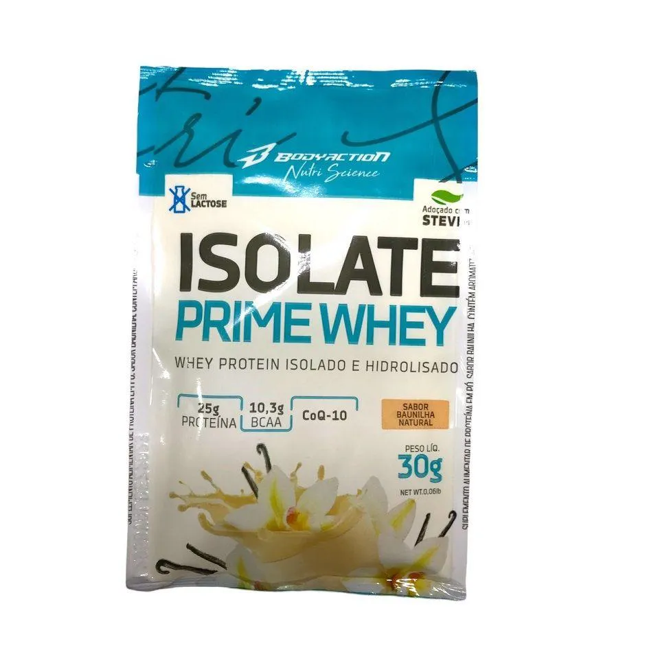 ISOLATE PRIME WHEY (SACHê 30G) - SABOR: BAUNILHA